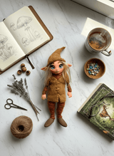 Daisy - Pixie — handmade abundance and money guardian art piece by Duendes del Uruguay, view 7