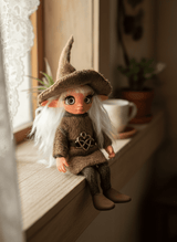 Jazmín - Pixie — handmade anxiety and mental health guardian art piece by Duendes del Uruguay, view 6