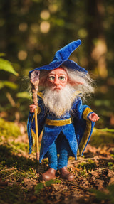 Merlín - Myrrdin — handmade guardian art piece by Duendes del Uruguay