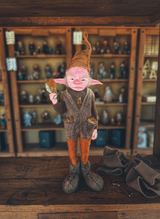 Americo — handmade abundance and money guardian art piece by Duendes del Uruguay, view 2