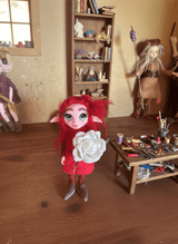 Laura - Pixie — handmade protection guardian art piece by Duendes del Uruguay, view 4
