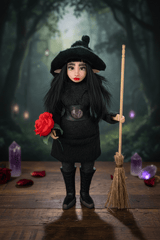 Amy — handmade protection guardian art piece by Duendes del Uruguay, view 3