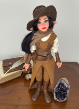 Zoe Gaucha — handmade uruguayan identity guardian art piece by Duendes del Uruguay, view 3