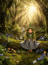 Lena - Pixie — pieza artística de un guardián de la espiritualidad, hecha a mano por Duendes del Uruguay, vista 3.