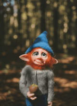 Compañero — handmade guardian art piece by Duendes del Uruguay