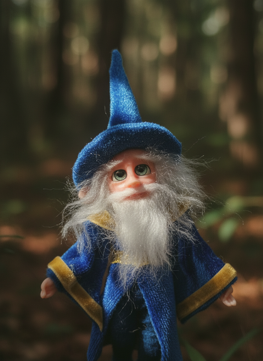 Merlín - Myrrdin — handmade guardian art piece by Duendes del Uruguay