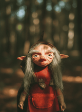 Neil, a handmade abundance and money guardian art piece by Duendes del Uruguay