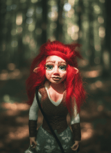 Juliette, a handmade wisdom guardian art piece by Duendes del Uruguay