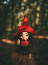 Zahira - Pixie — handmade love and heart guardian art piece by Duendes del Uruguay, view 2