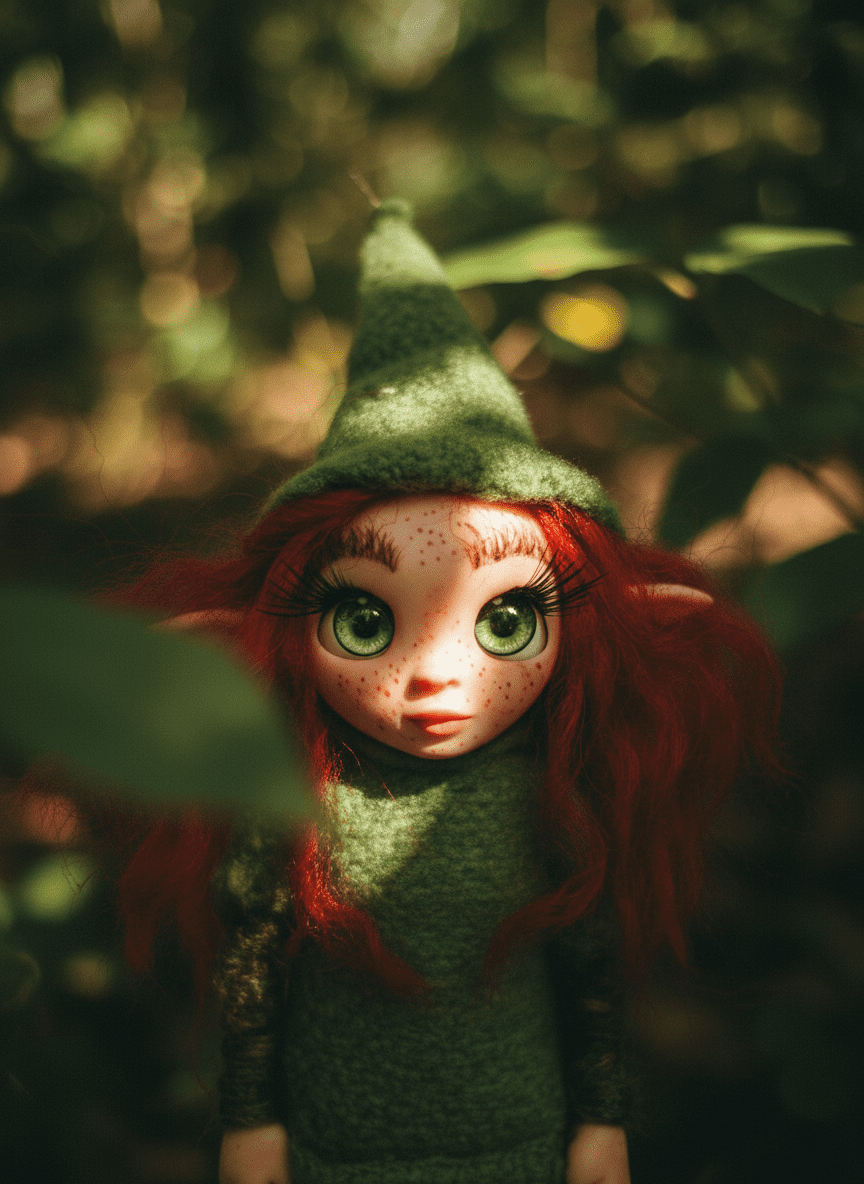 Clavel - Pixie, a handmade study and concentration guardian art piece by Duendes del Uruguay